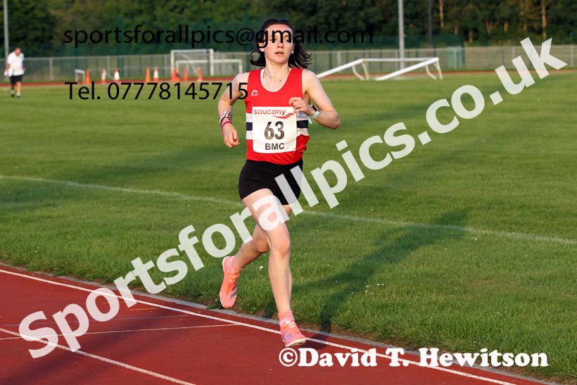 BMC 1500 metres, BMC, Chester le Street, July 19th. Photo: David T. Hewitson/Sports for All Pics